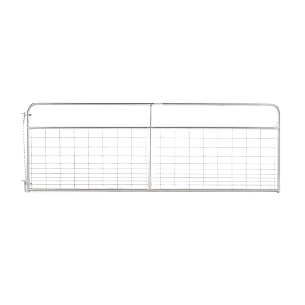 Tarter Gate Tarter Watchman Wire-Filled Tube Gate, 50 in H Gate, Steel Frame WG14